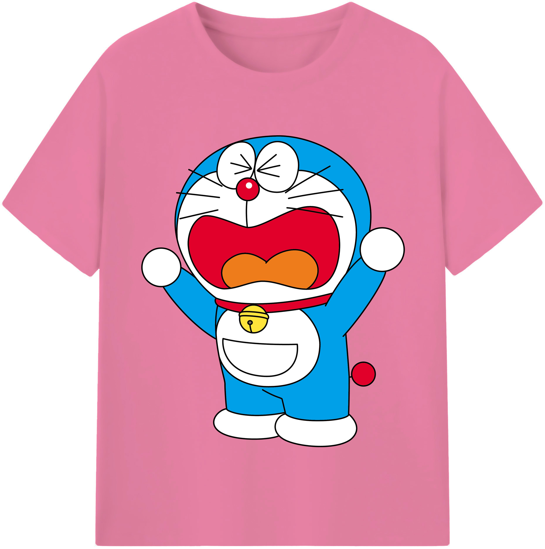 （画像用） ドラえもん Doraemon 綿100％半袖Tシャツ（フロントプリント）
